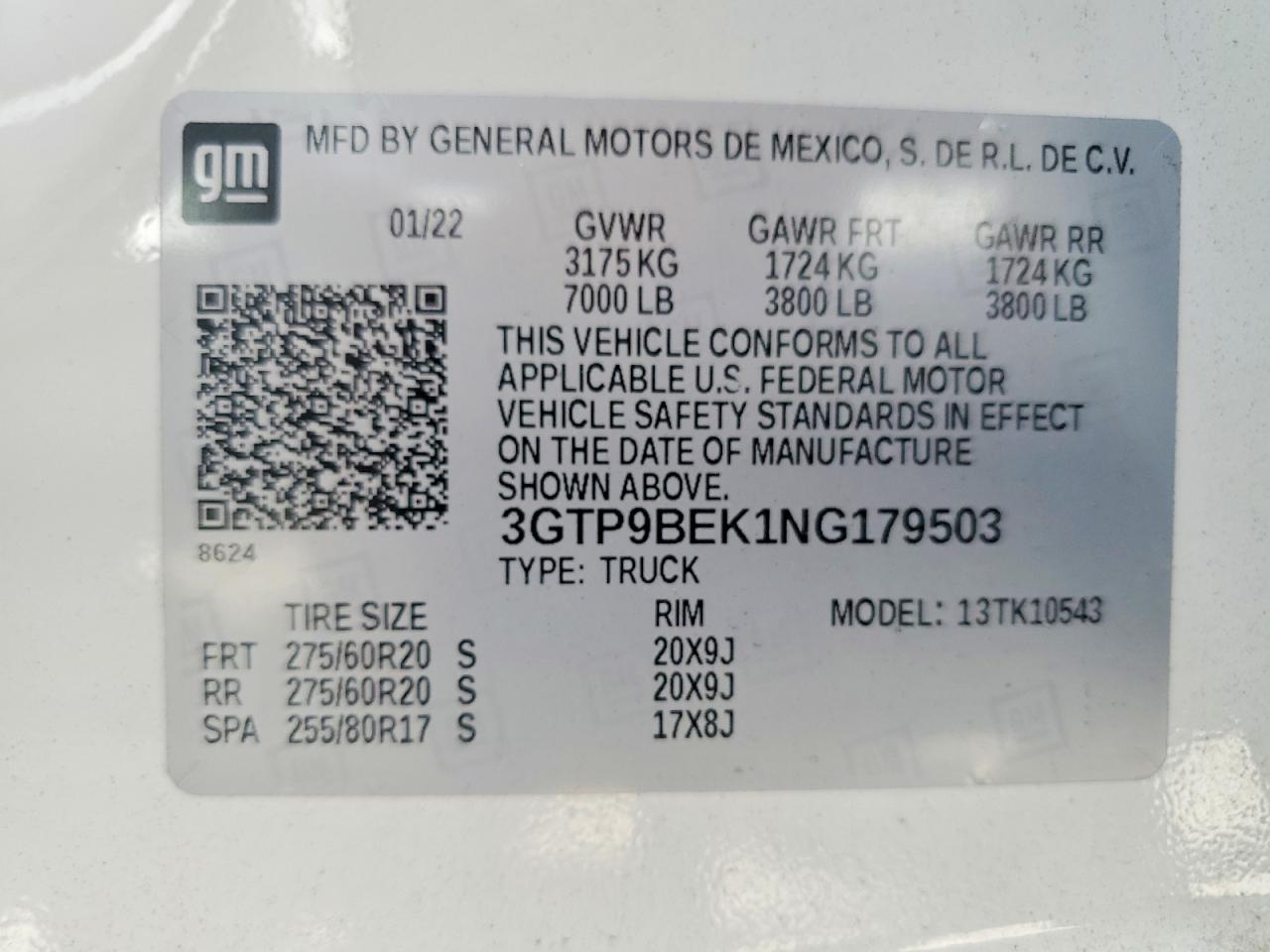 2022 GMC SIERRA