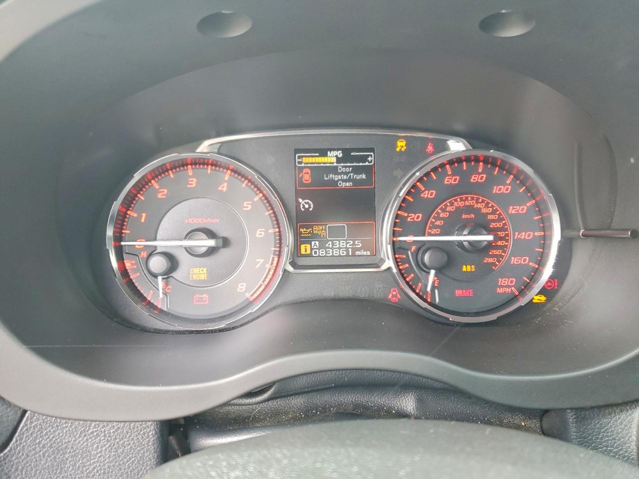 2017 SUBARU WRX