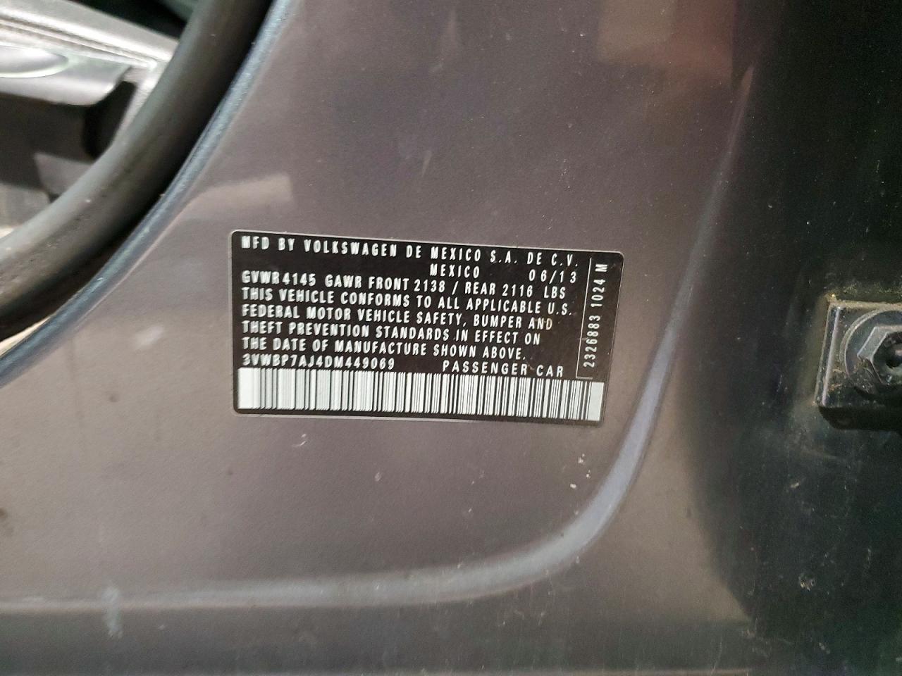 2012 VOLKSWAGEN JETTA