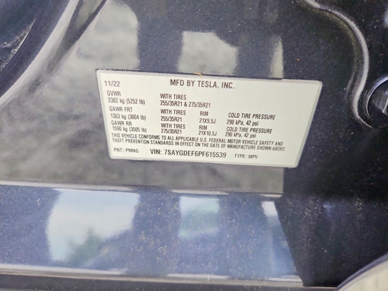 2023 TESLA MODEL Y