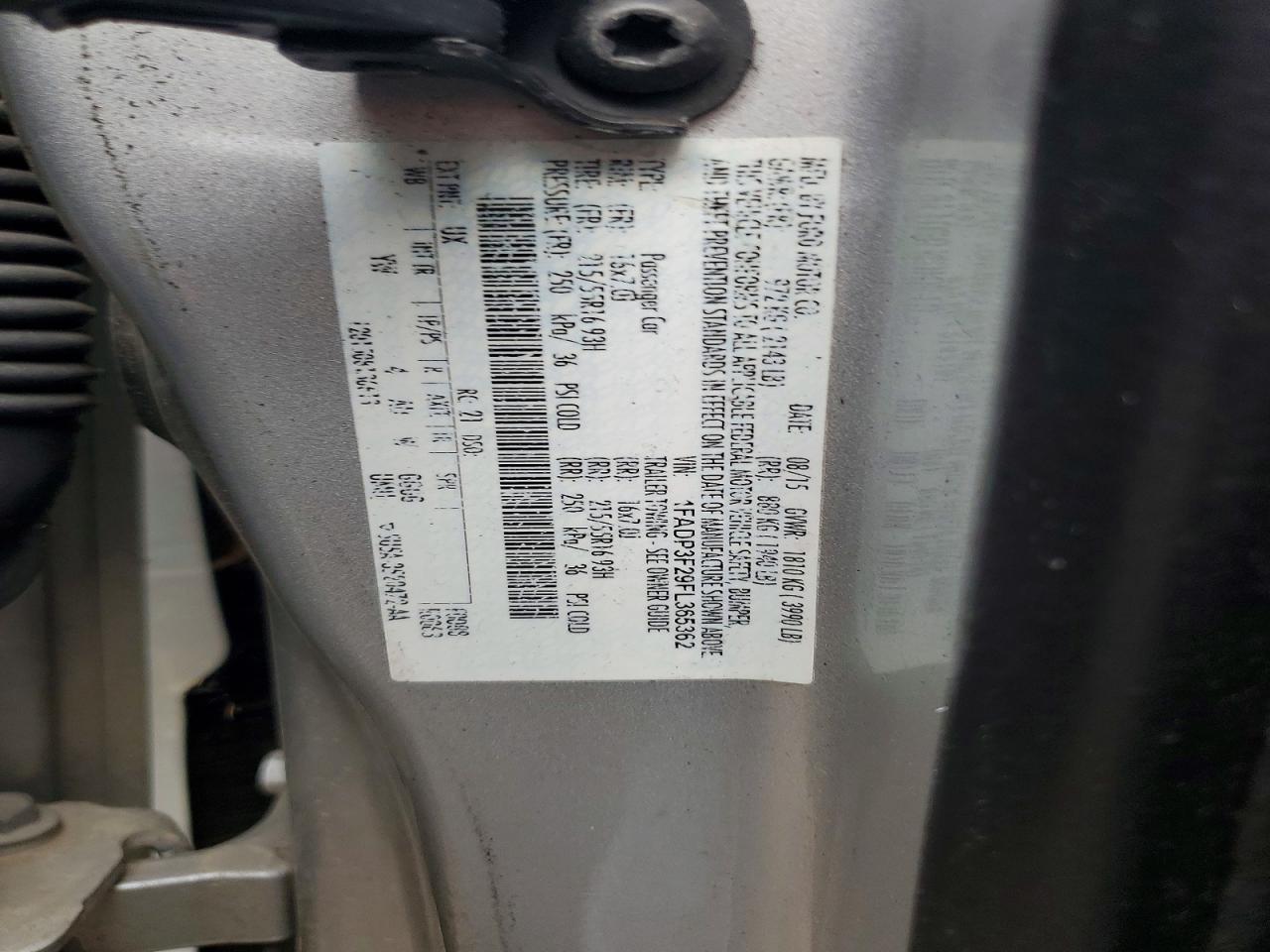 2015 FORD FOCUS