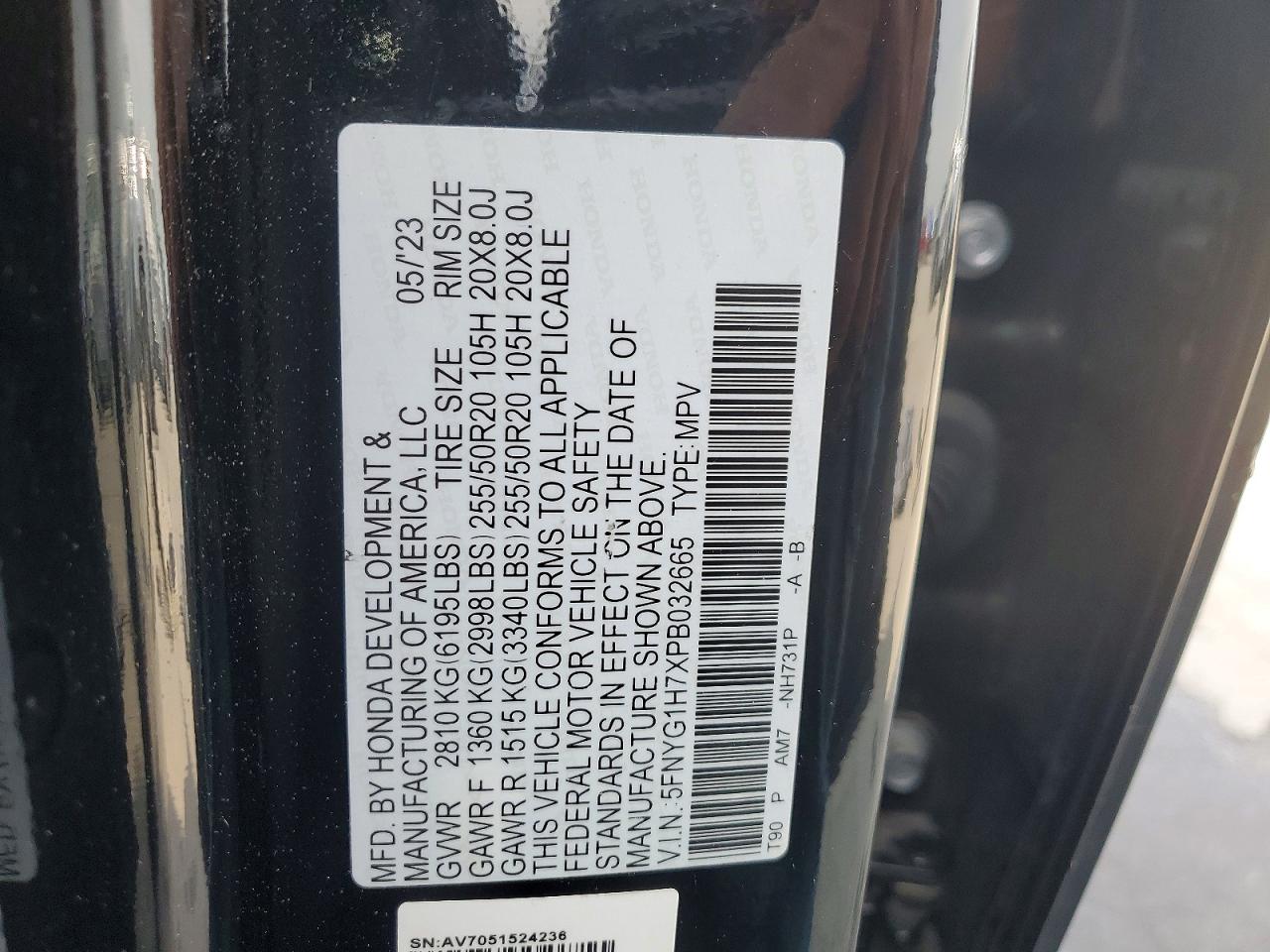 2023 HONDA PILOT