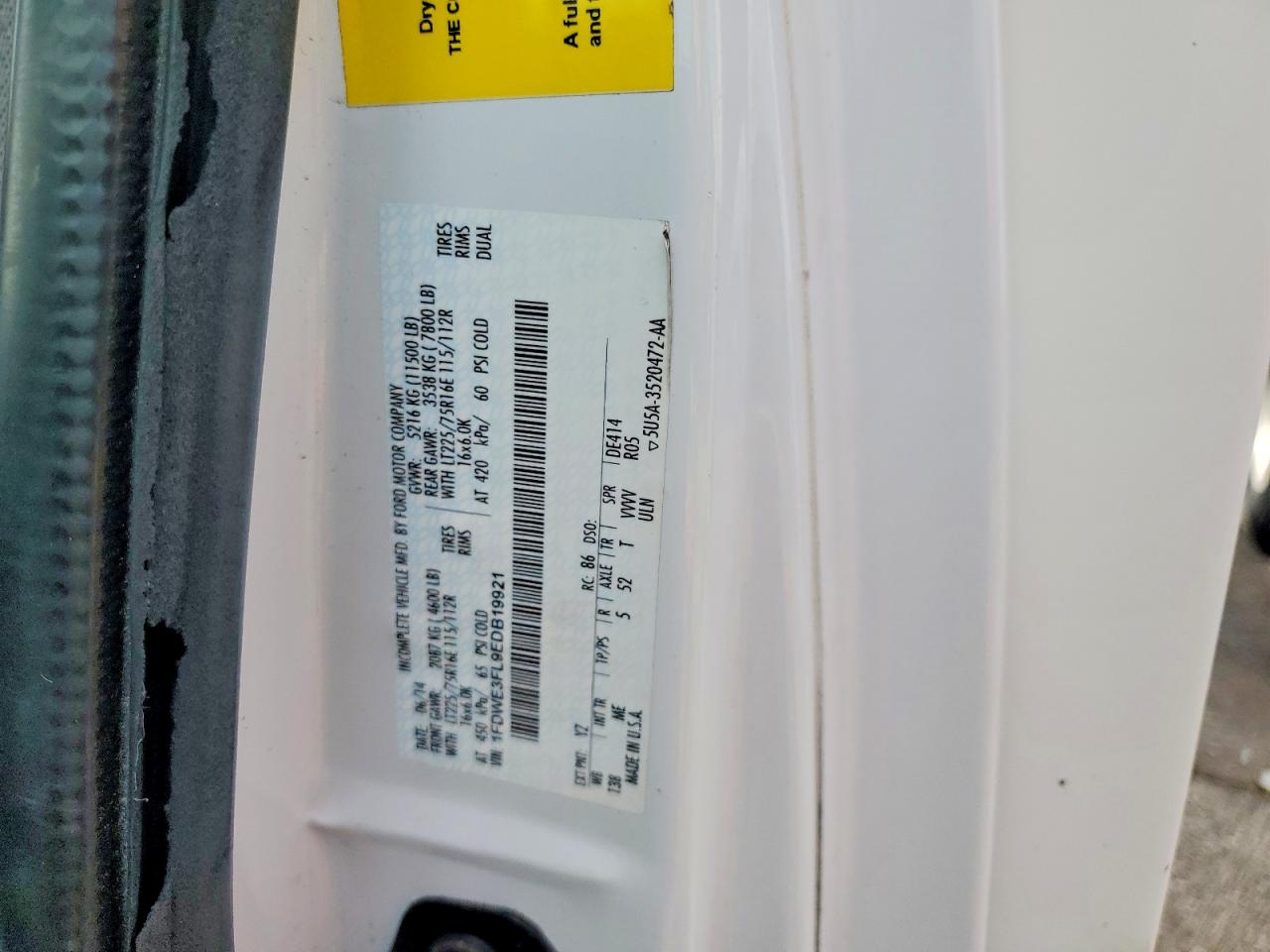 2014 FORD ECONOLINE