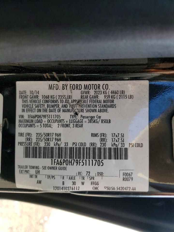 2015 FORD FUSION