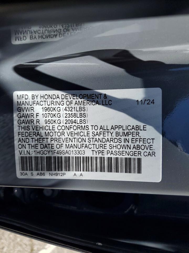 2025 HONDA ACCORD