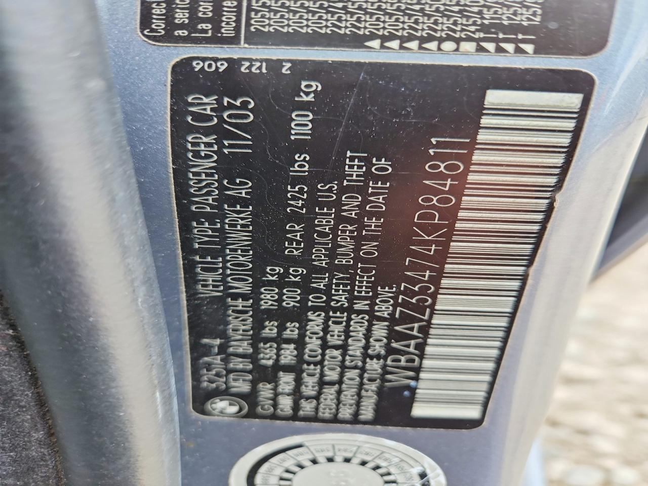 2004 BMW 3 SERIES