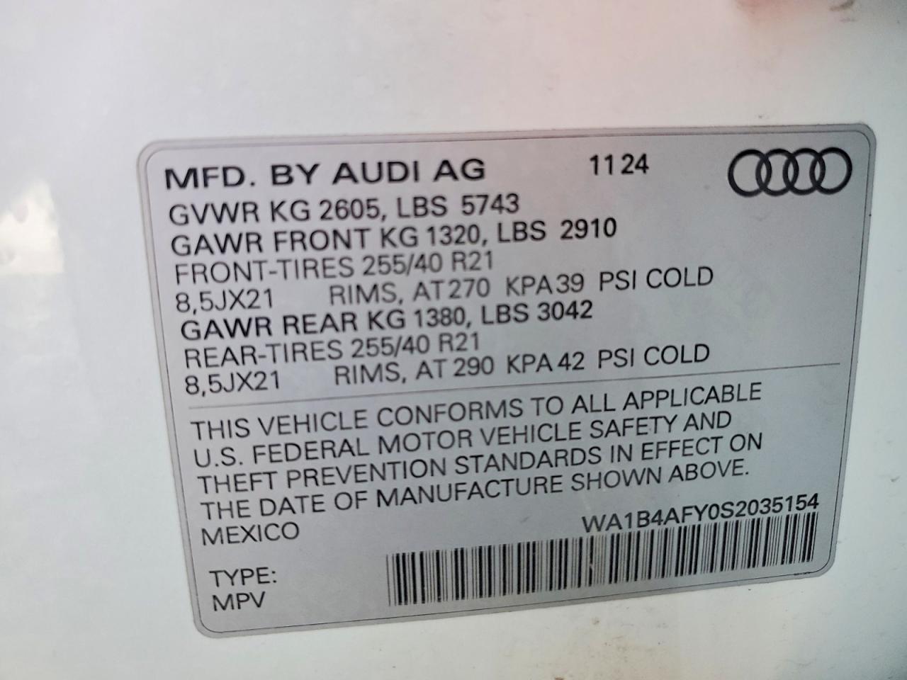 2025 AUDI SQ5
