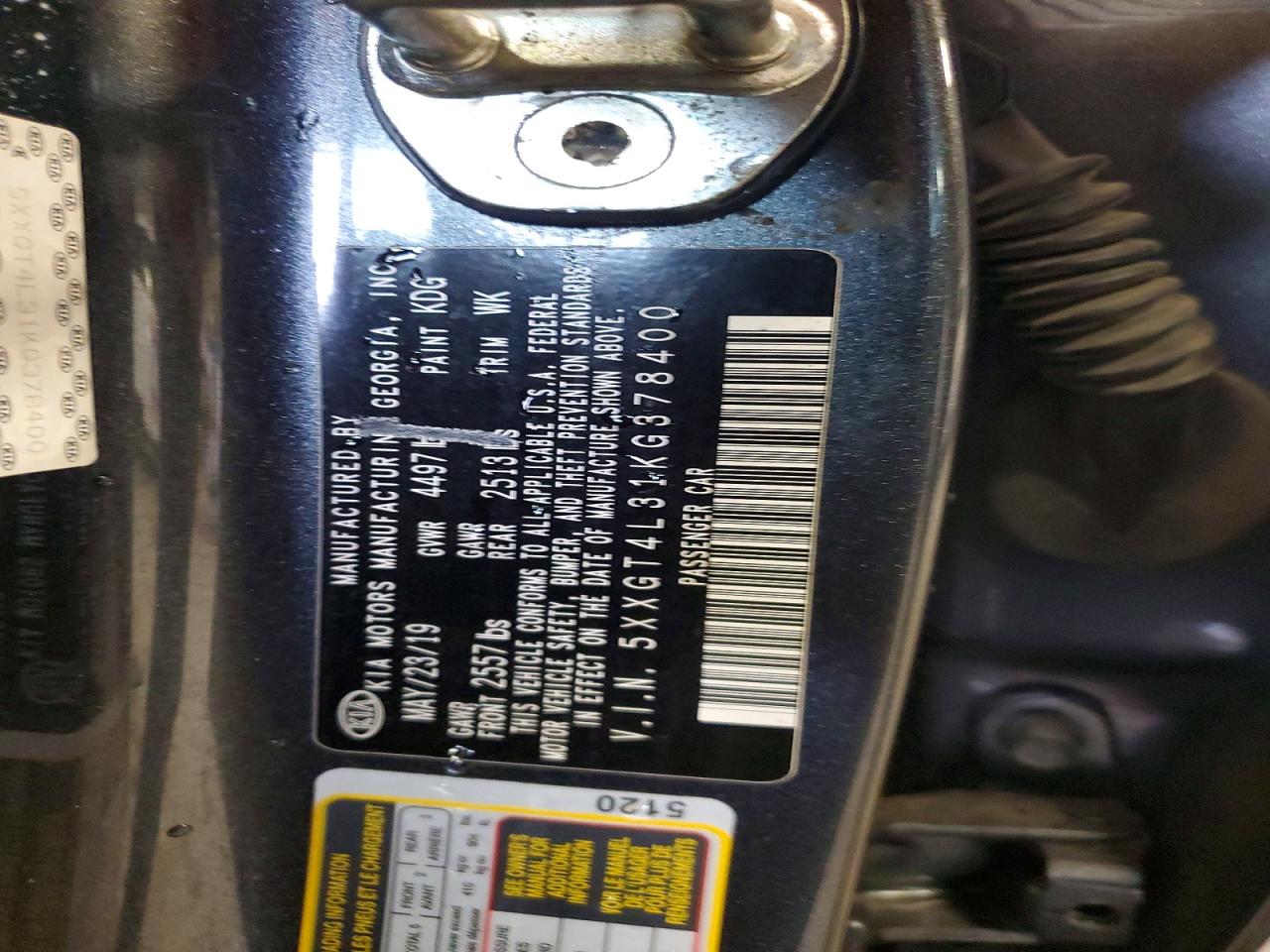 2019 KIA OPTIMA