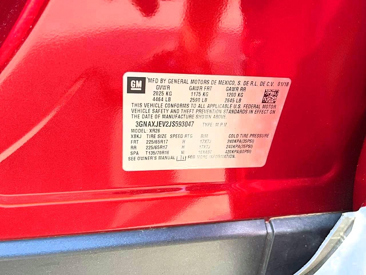 2018 CHEVROLET EQUINOX