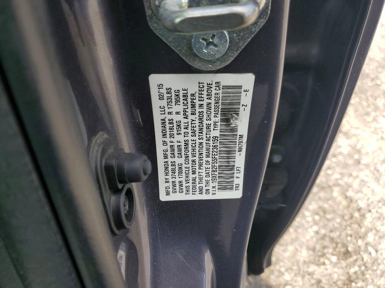 2015 HONDA CIVIC