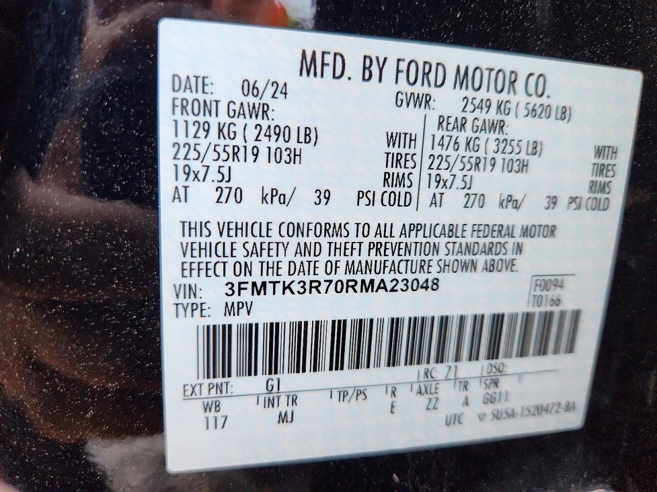 2024 FORD MUSTANG
