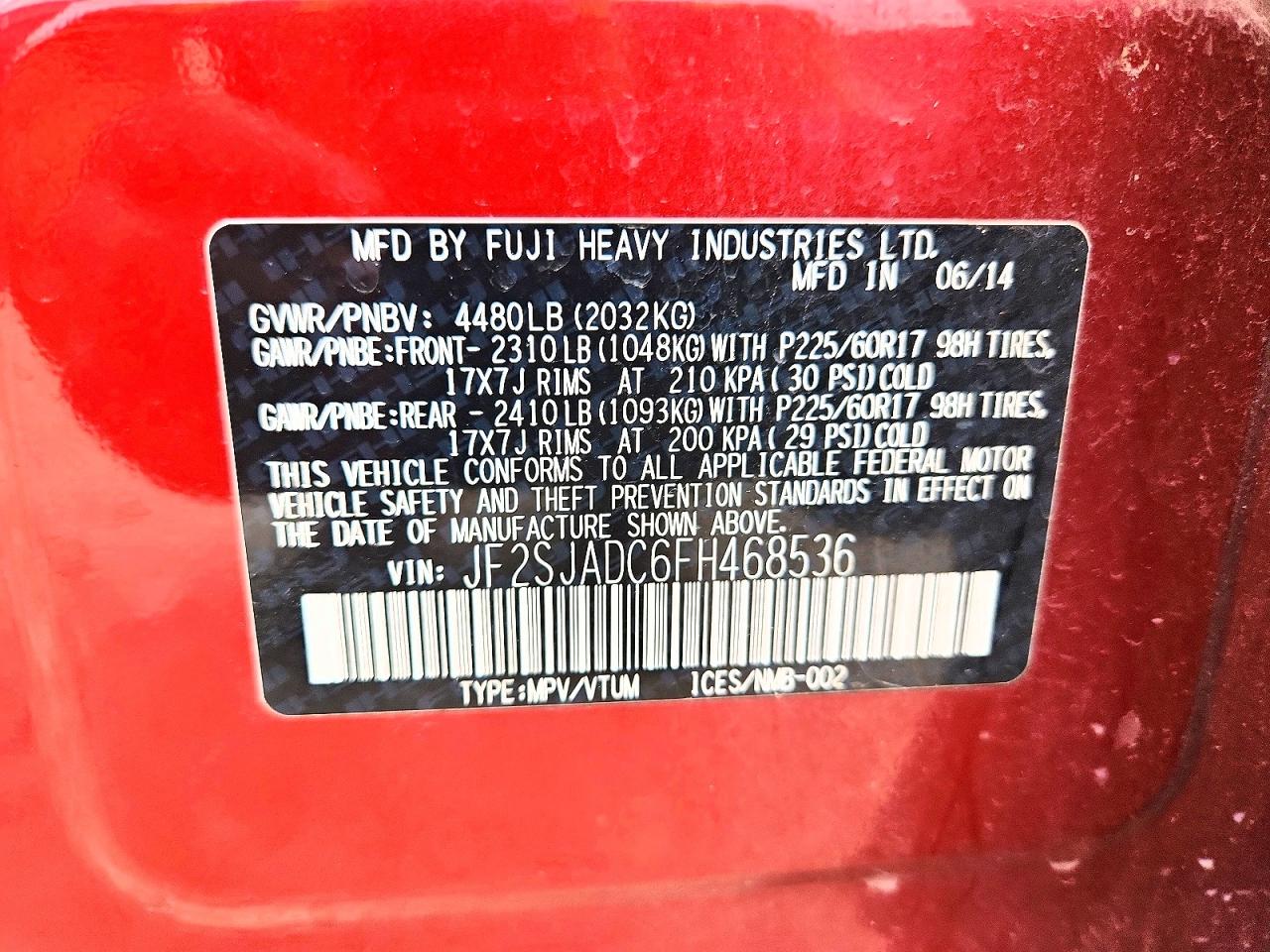 2015 SUBARU FORESTER