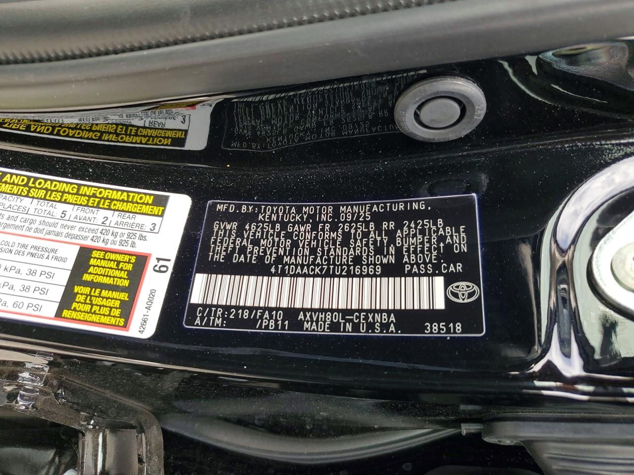 2026 TOYOTA CAMRY