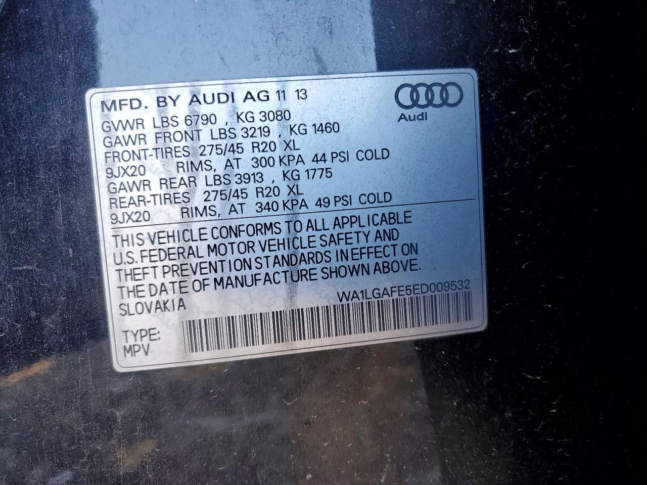 2014 AUDI Q7