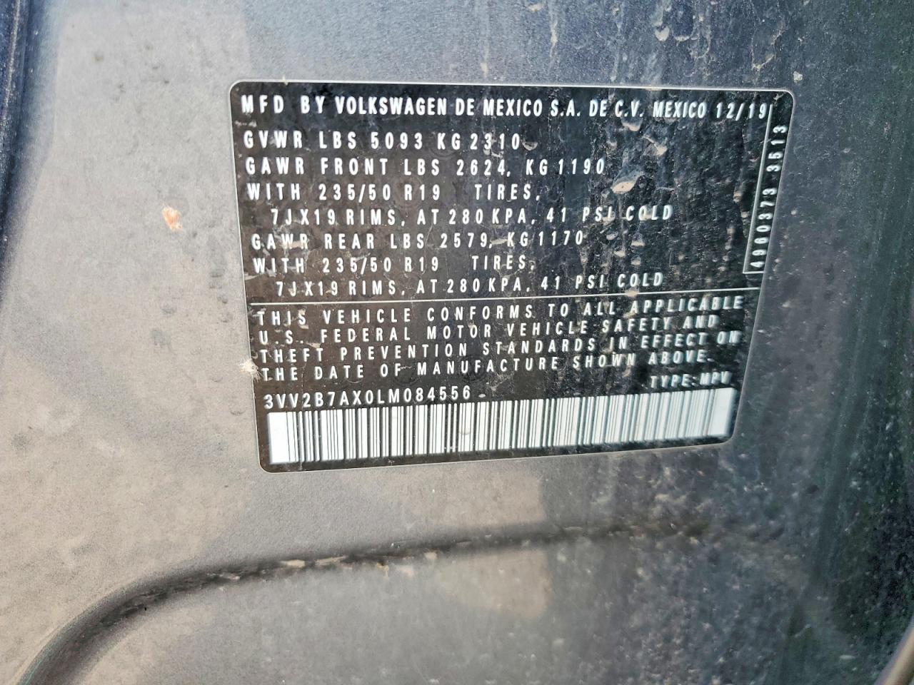 2020 VOLKSWAGEN TIGUAN