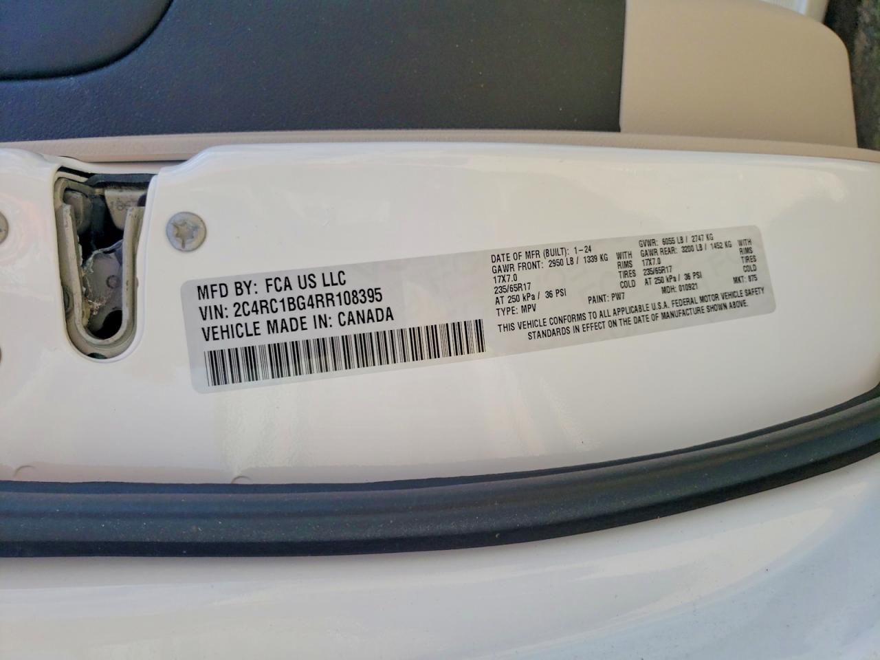 2024 CHRYSLER PACIFICA