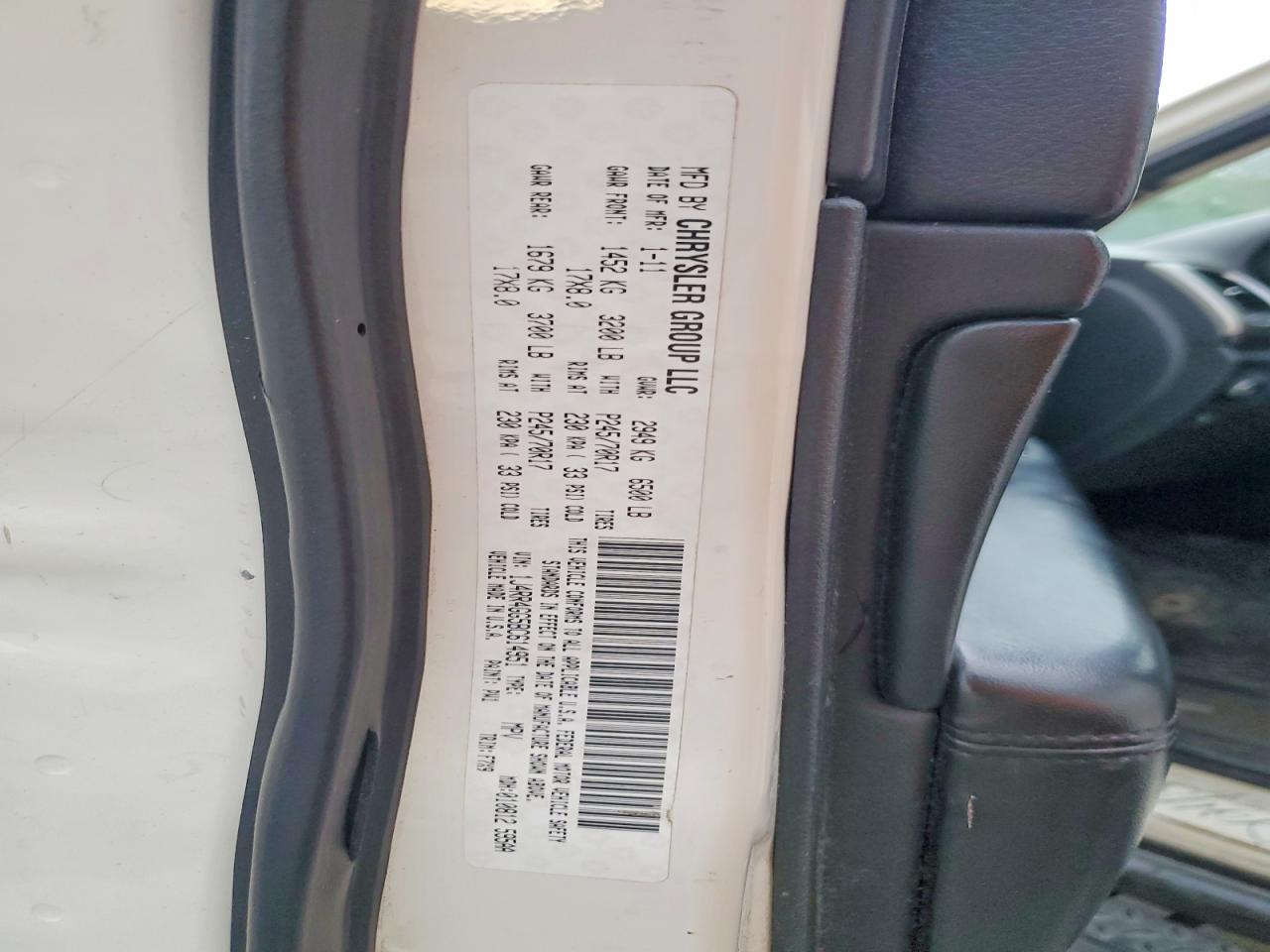 2011 JEEP GRAND CHER