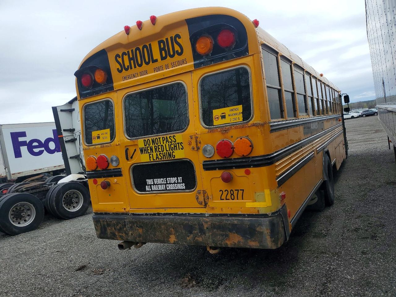 2013 BLUEBIRD SCHOOL BUS