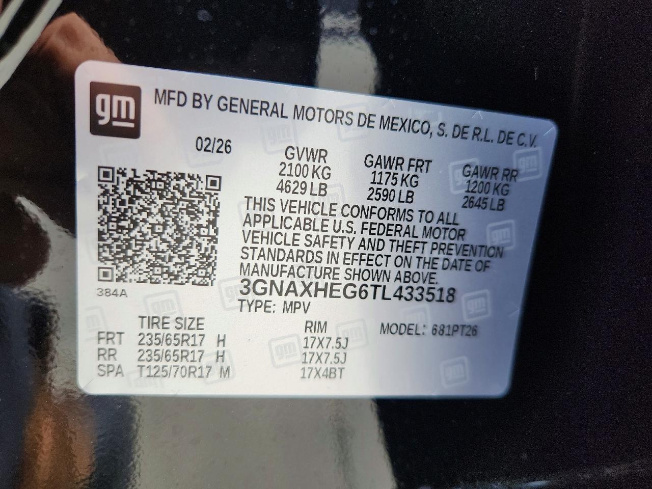 2026 CHEVROLET EQUINOX