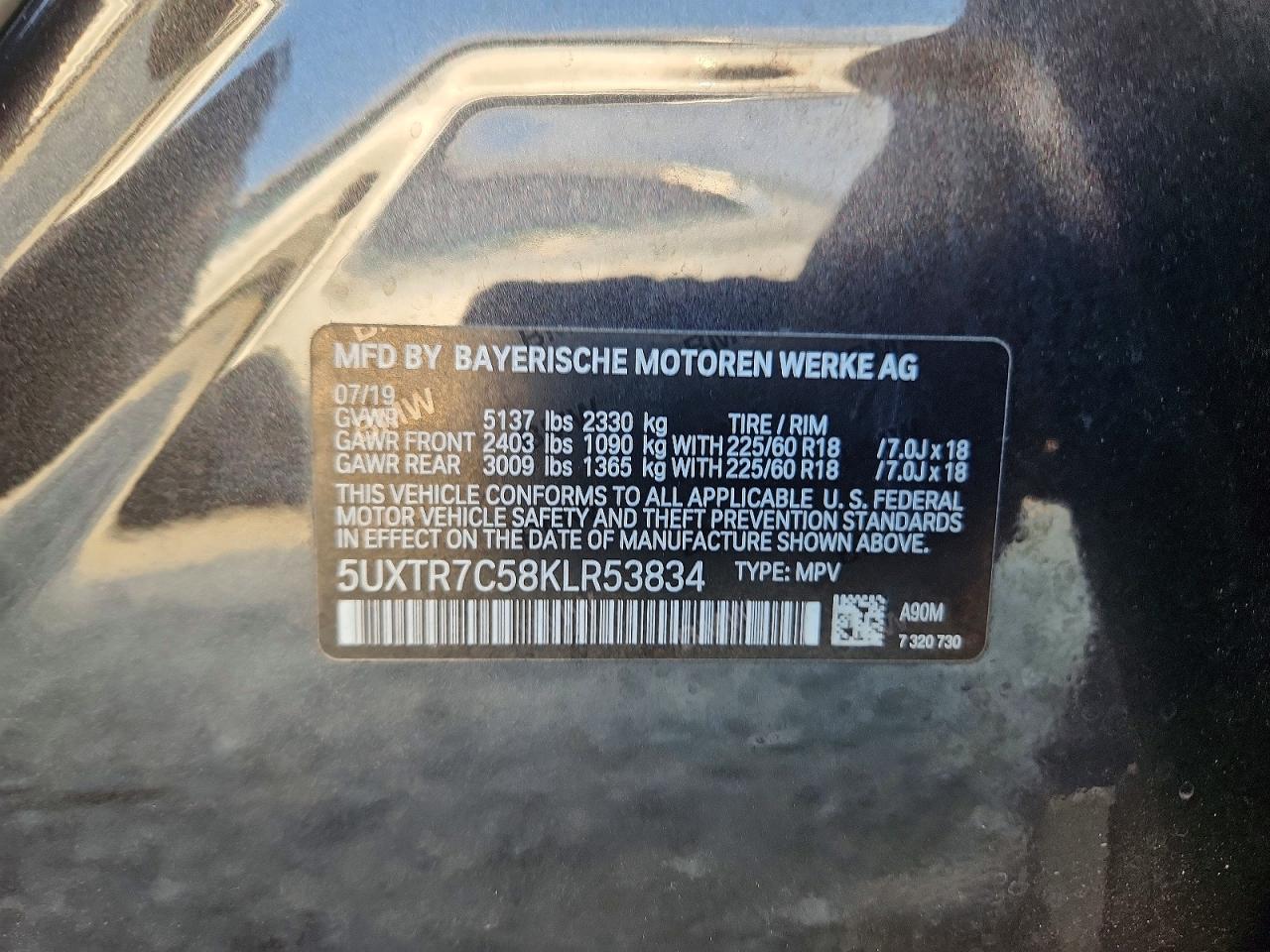 2019 BMW X3