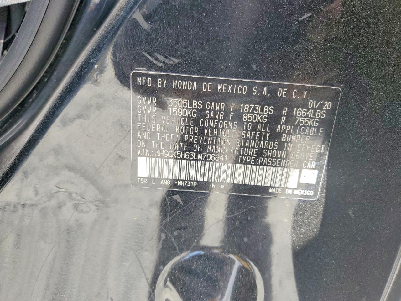 2020 HONDA FIT
