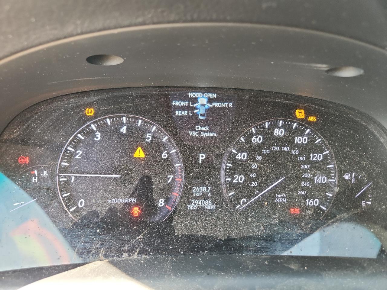 2008 LEXUS LS460