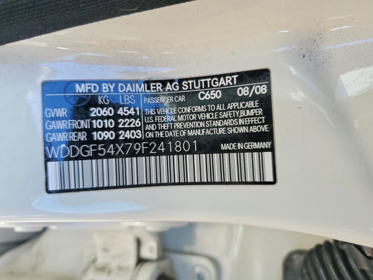 2009 MERCEDES-BENZ C-CLASS