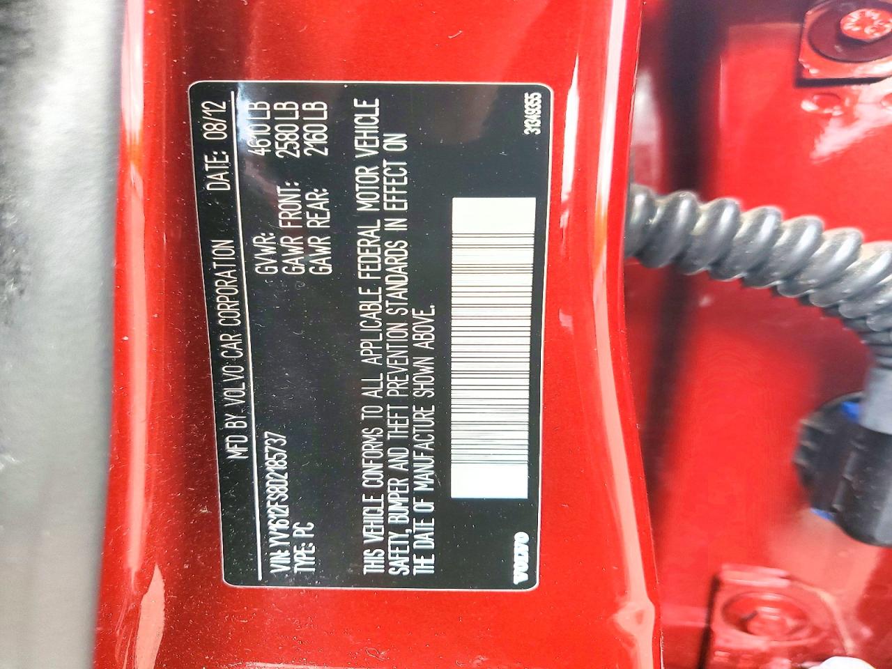 2013 VOLVO S60