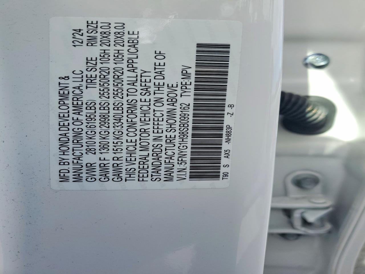 2025 HONDA PILOT