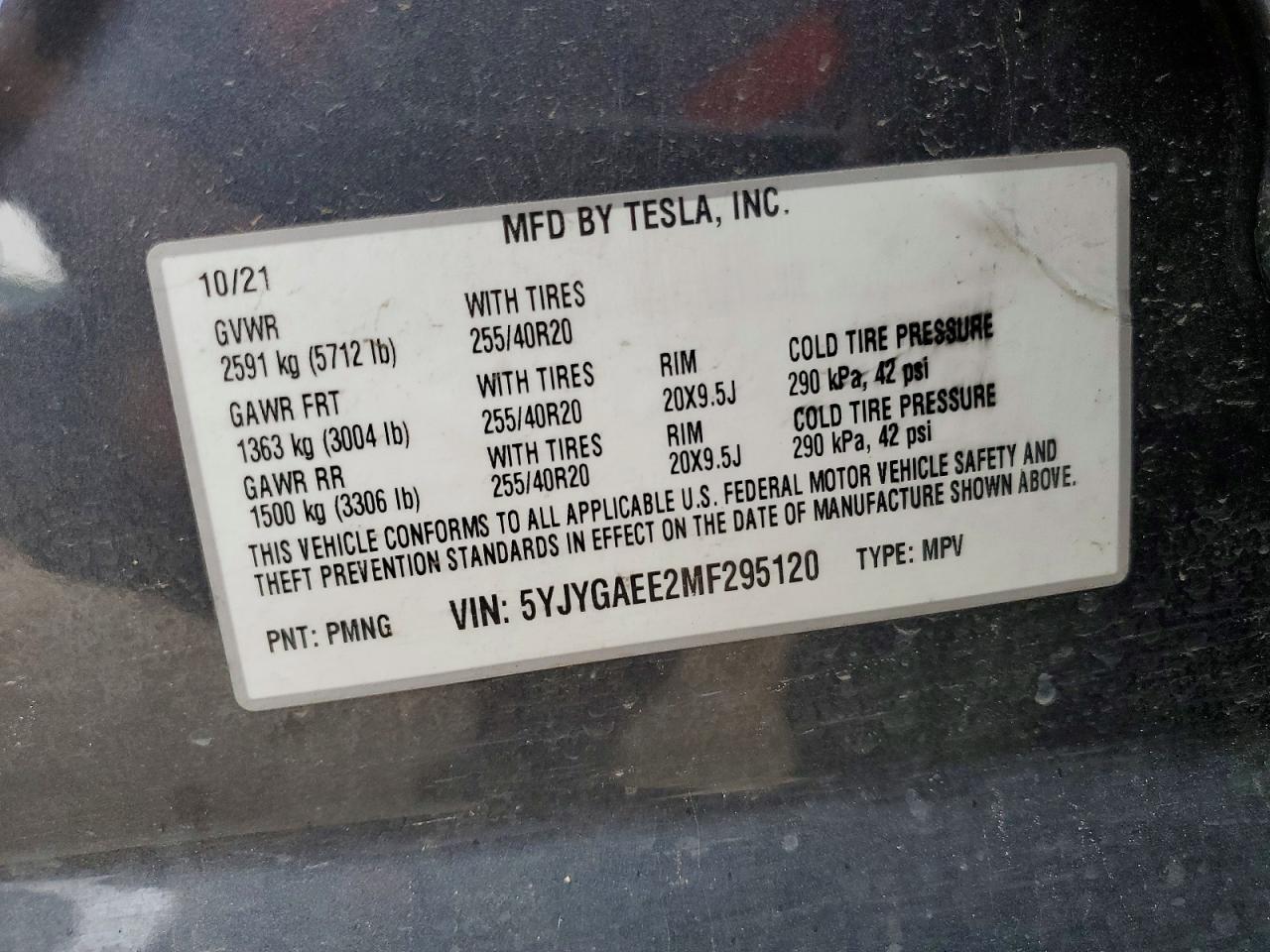 2021 TESLA MODEL Y