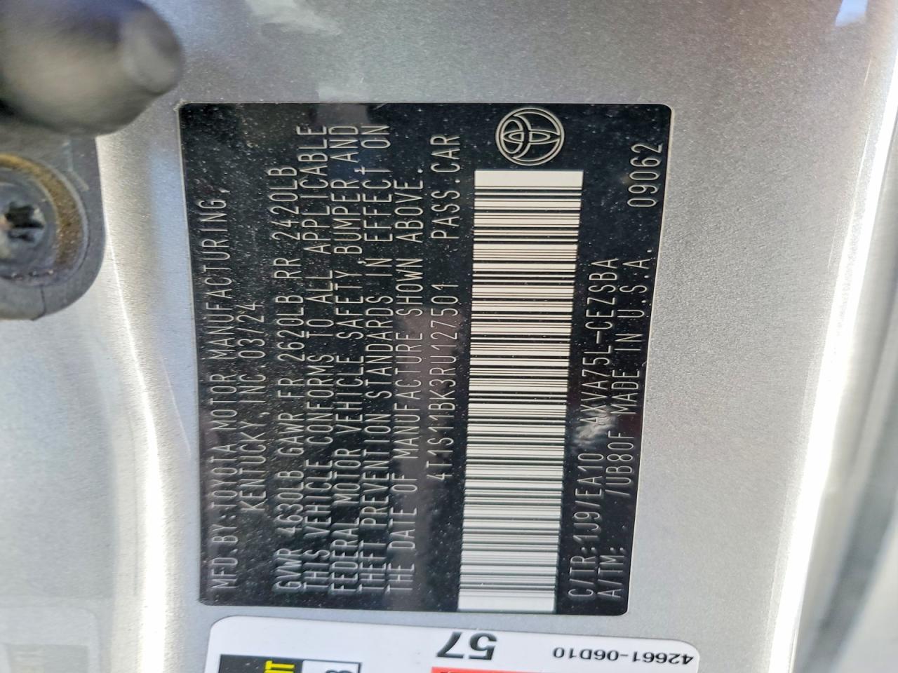 2024 TOYOTA CAMRY