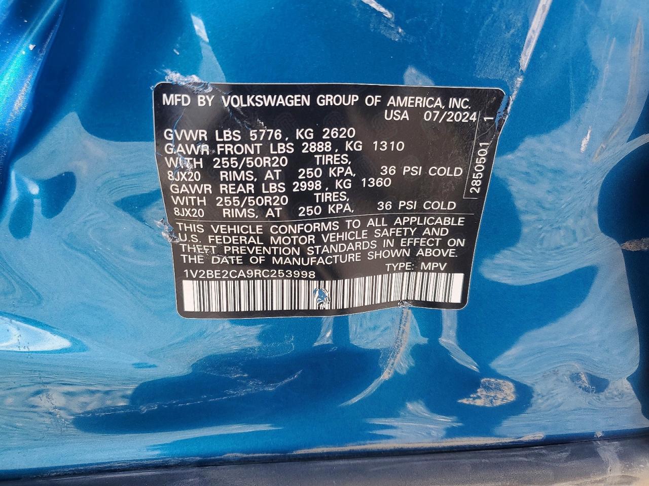 2024 VOLKSWAGEN ATLAS
