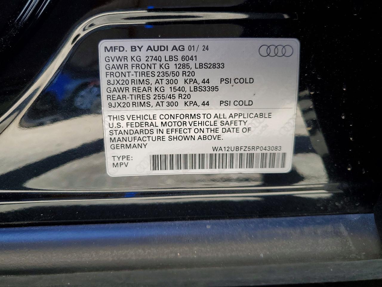 2024 AUDI ALL OTHER