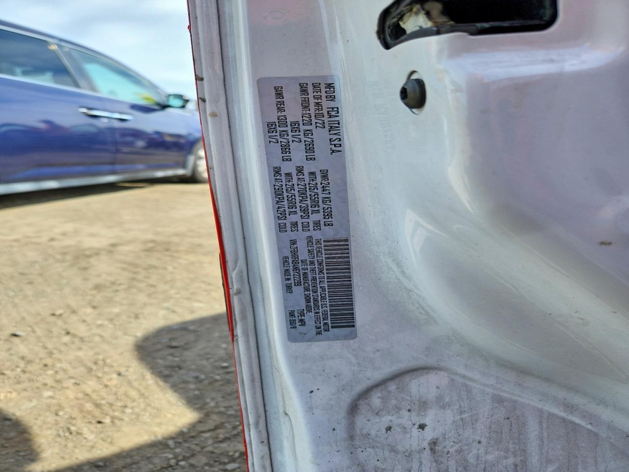 2022 RAM PROMASTER