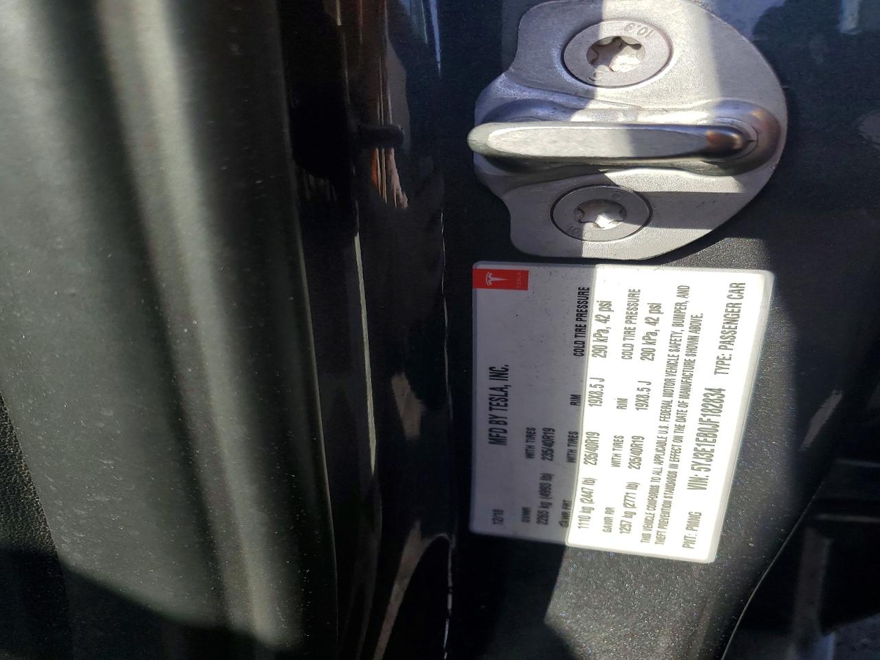 2018 TESLA MODEL 3