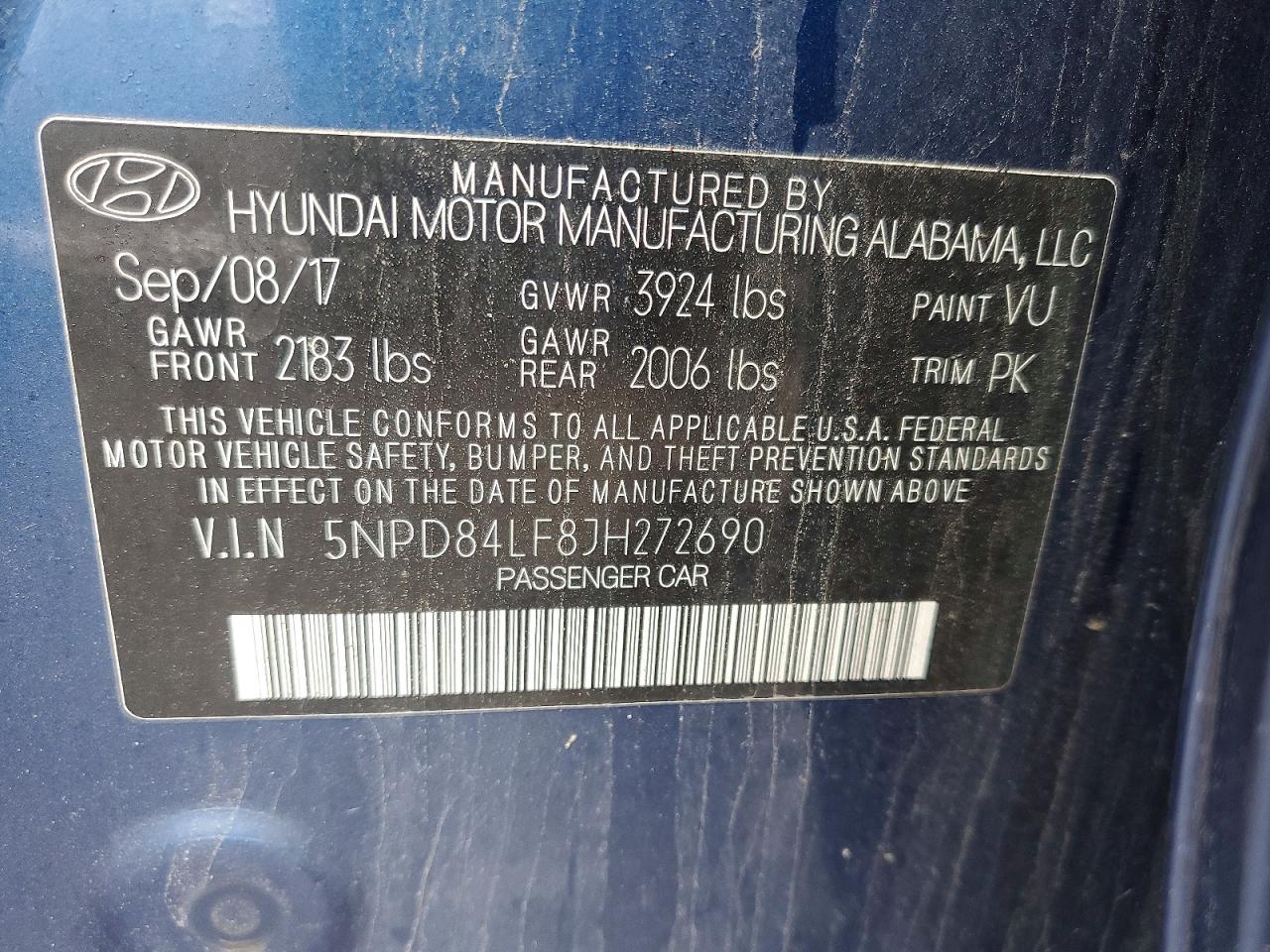 2018 HYUNDAI ELANTRA
