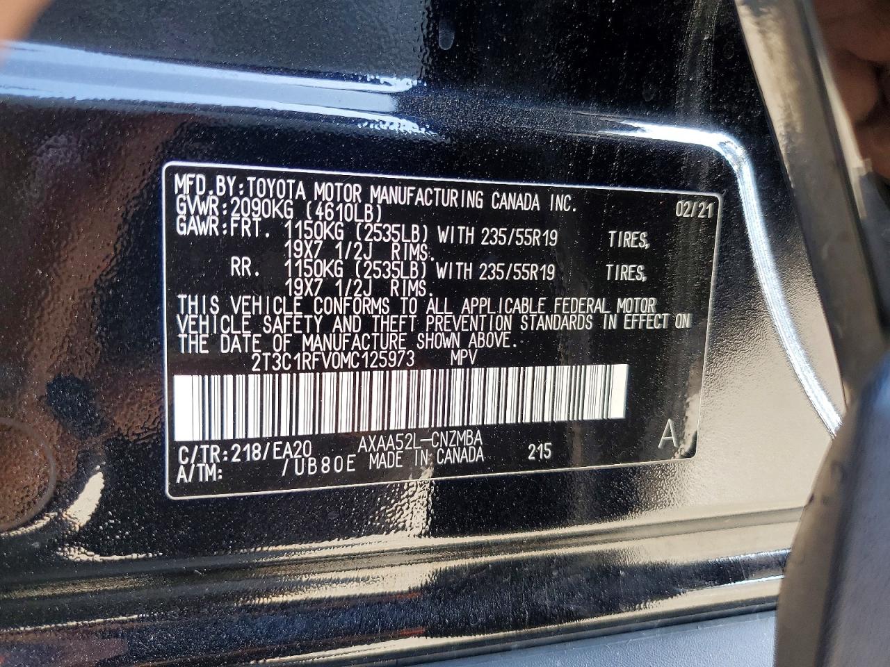 2021 TOYOTA RAV4