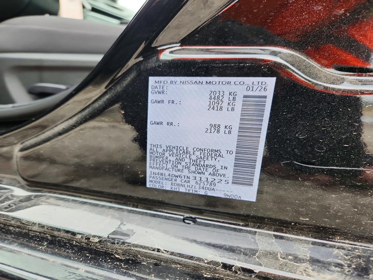 2026 NISSAN ALTIMA
