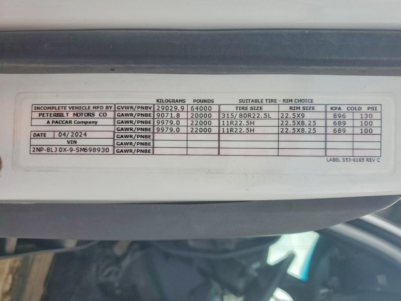 2025 PETERBILT ALL OTHER
