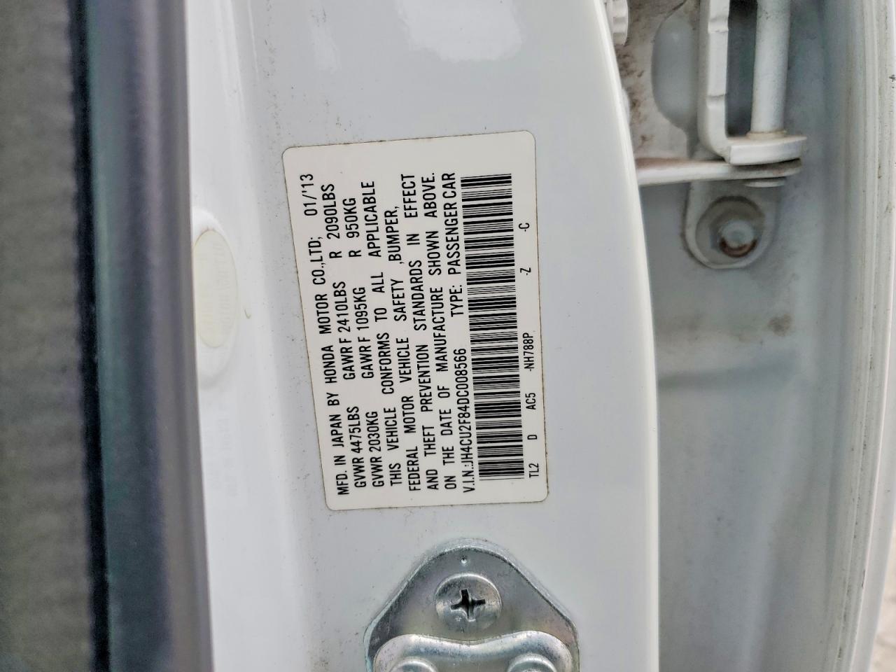 2013 ACURA TSX