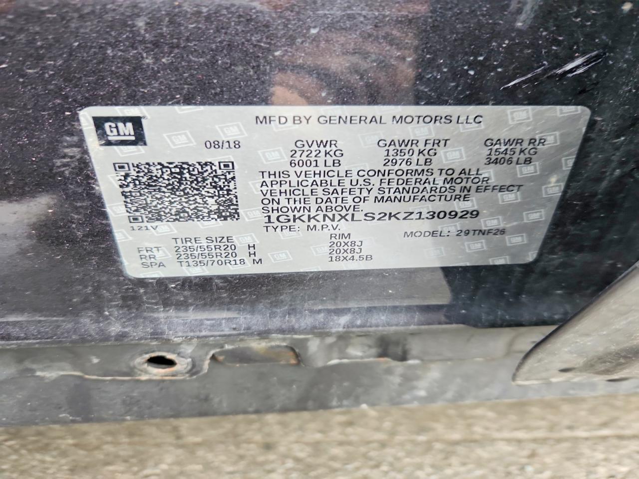 2019 GMC ACADIA DEN