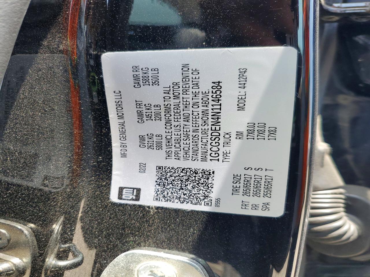 2022 CHEVROLET COLORADO