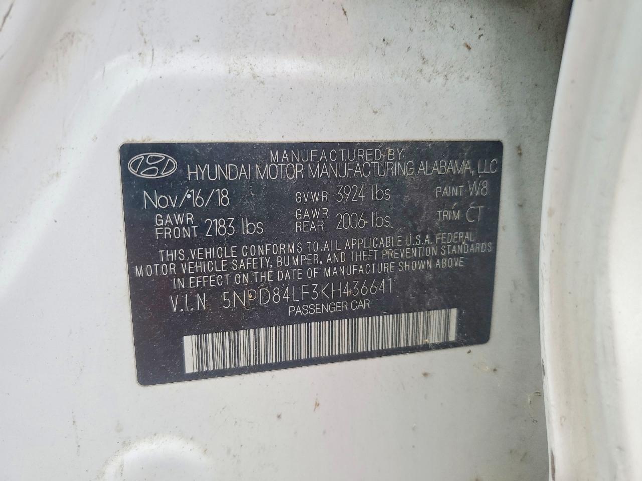 2019 HYUNDAI ELANTRA