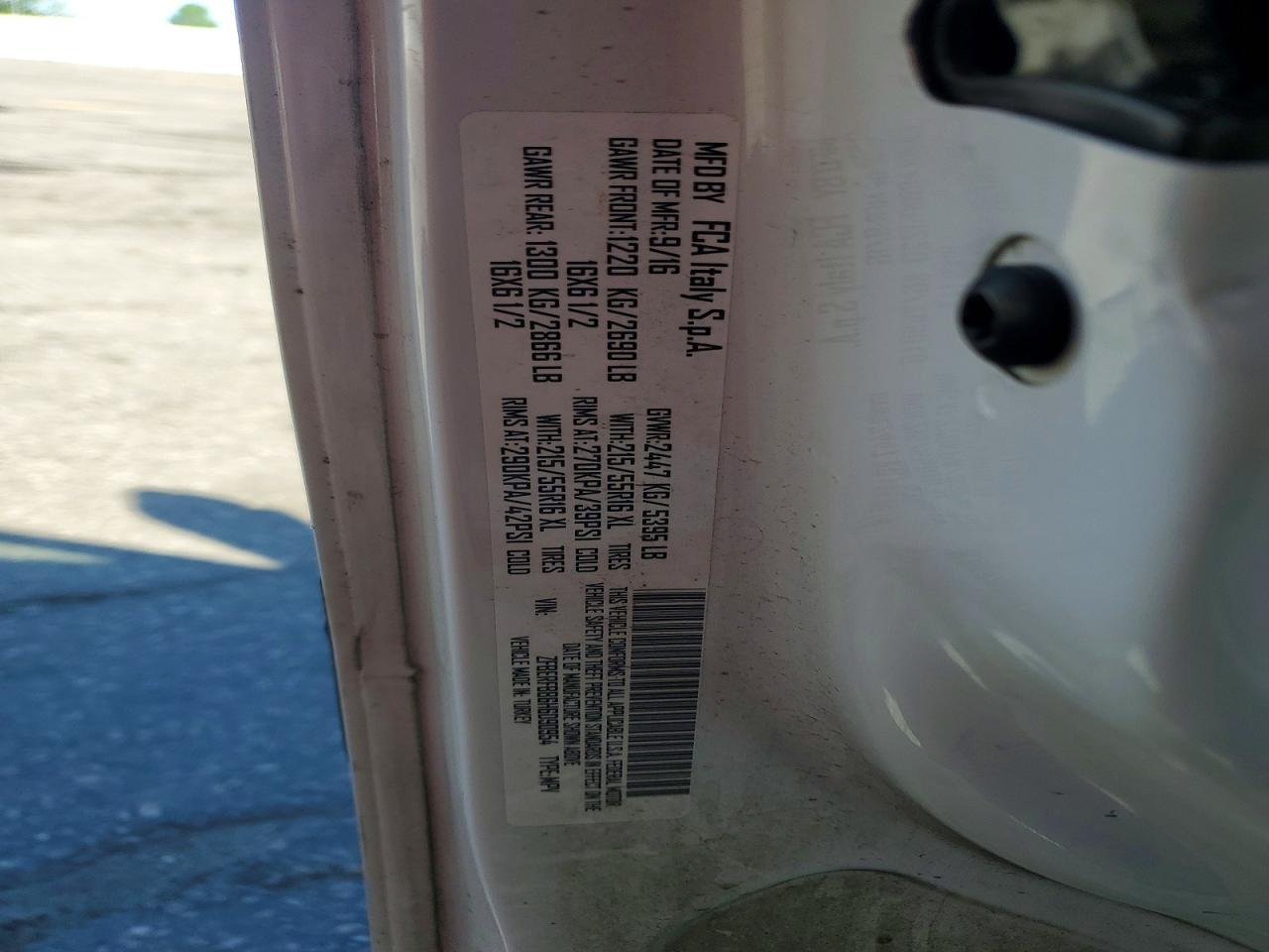 2017 RAM PROMASTER