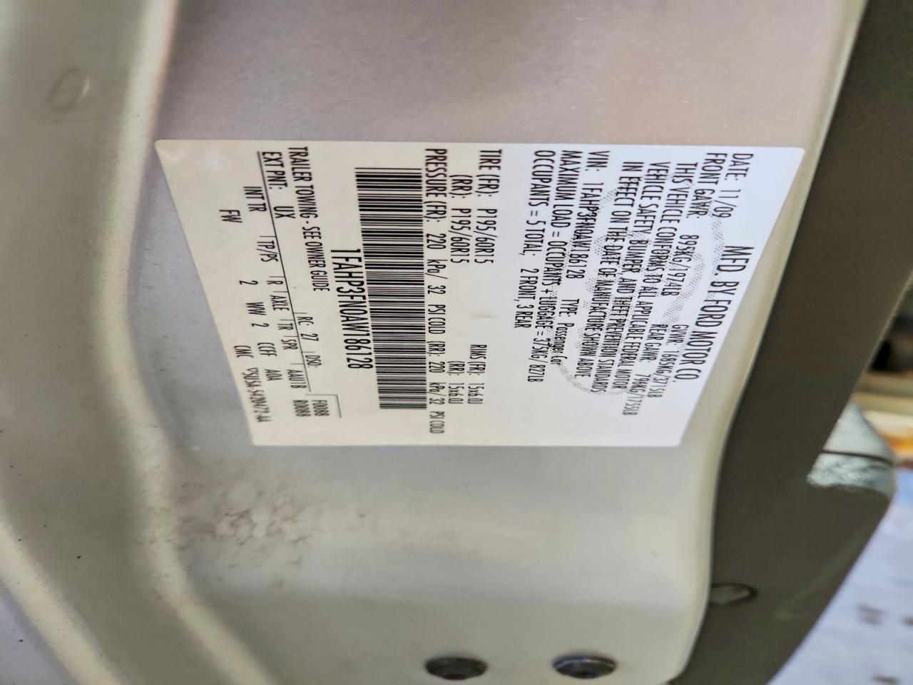 2010 FORD FOCUS