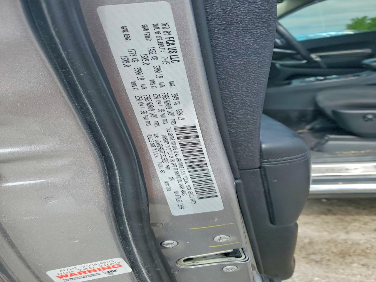 2015 DODGE DURANGO