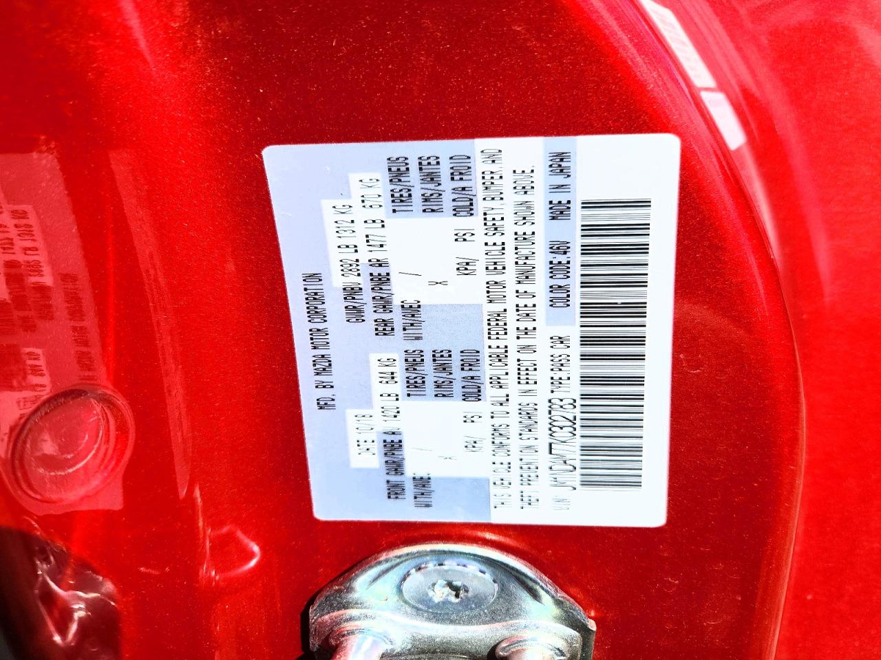 2019 MAZDA MX5