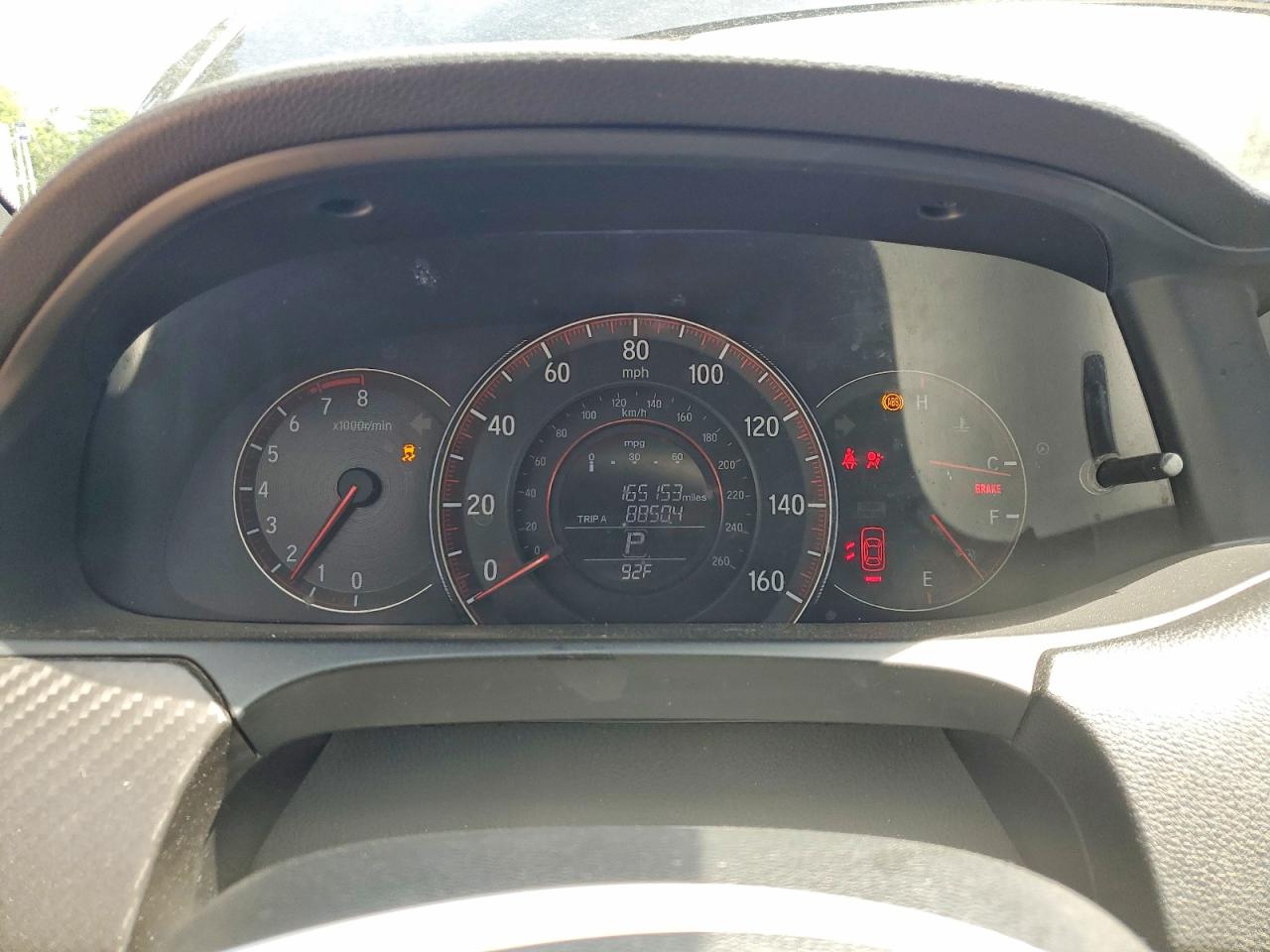 2016 HONDA ACCORD