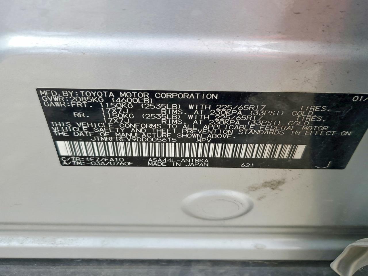 2013 TOYOTA RAV4