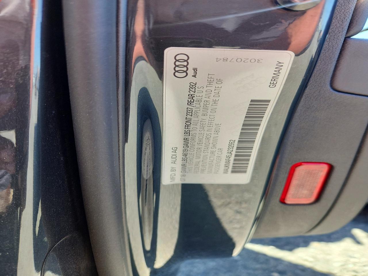 2018 AUDI A4